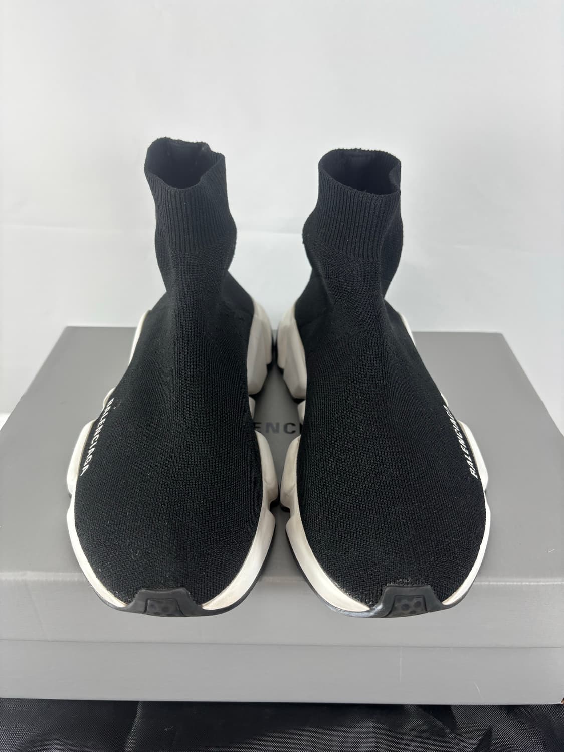 (풀박스,36)발렌시아가 스피드러너 블랙 스니커즈 상품이미지4