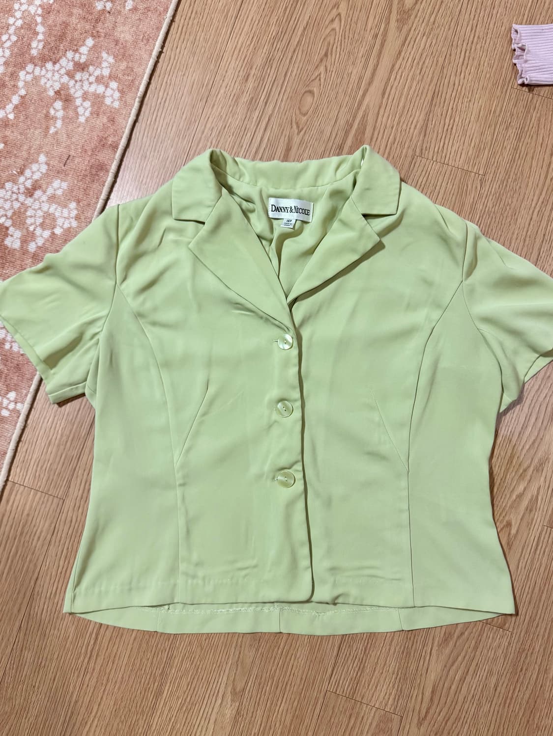 미국 빈티지 그린 반팔 숏자켓 상품이미지1