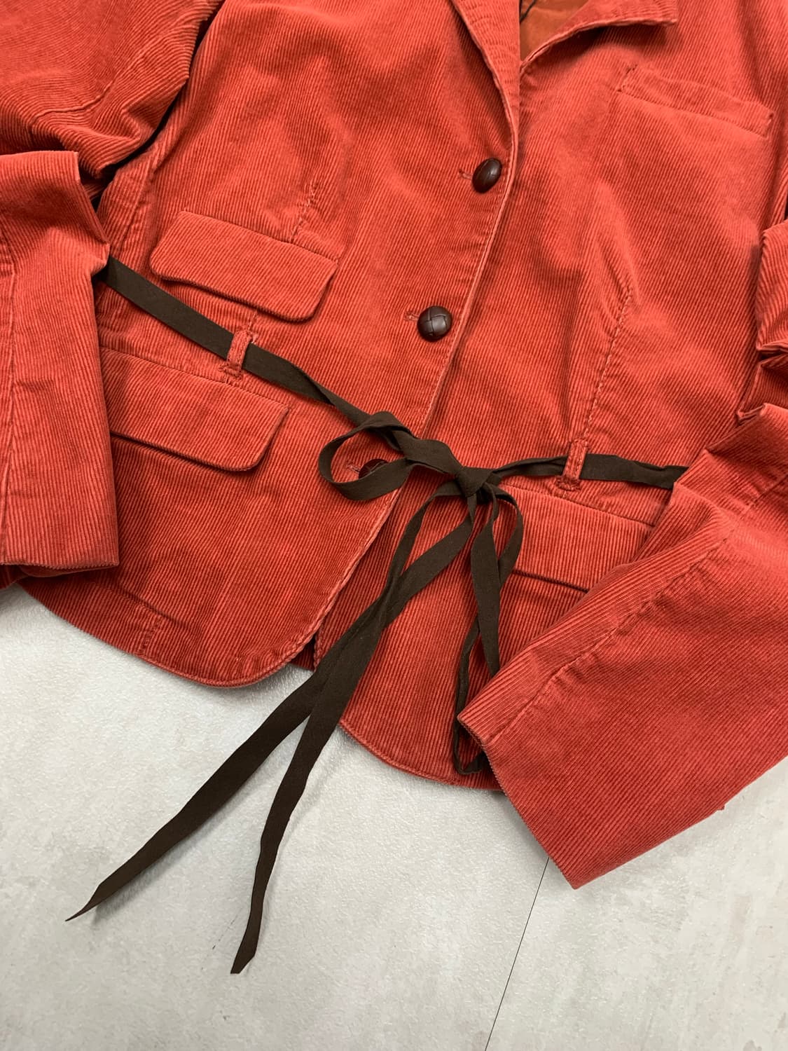 폴로 진스 다홍 코듀로이 여성 블레이저 #333 상품이미지4