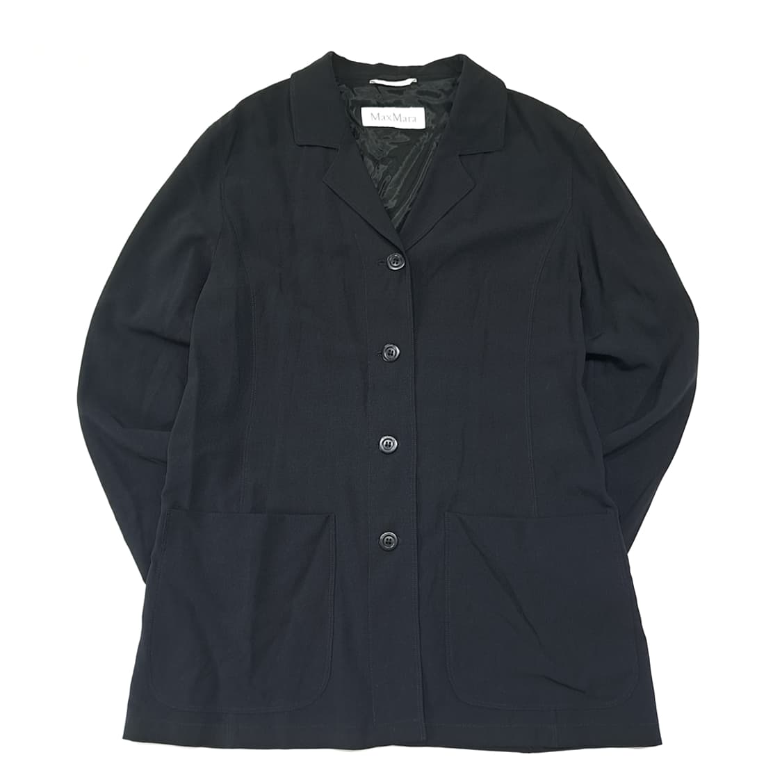 CL322 L 막스마라 90s 이태리판 울 패치포켓 자켓 아우터 상품이미지1