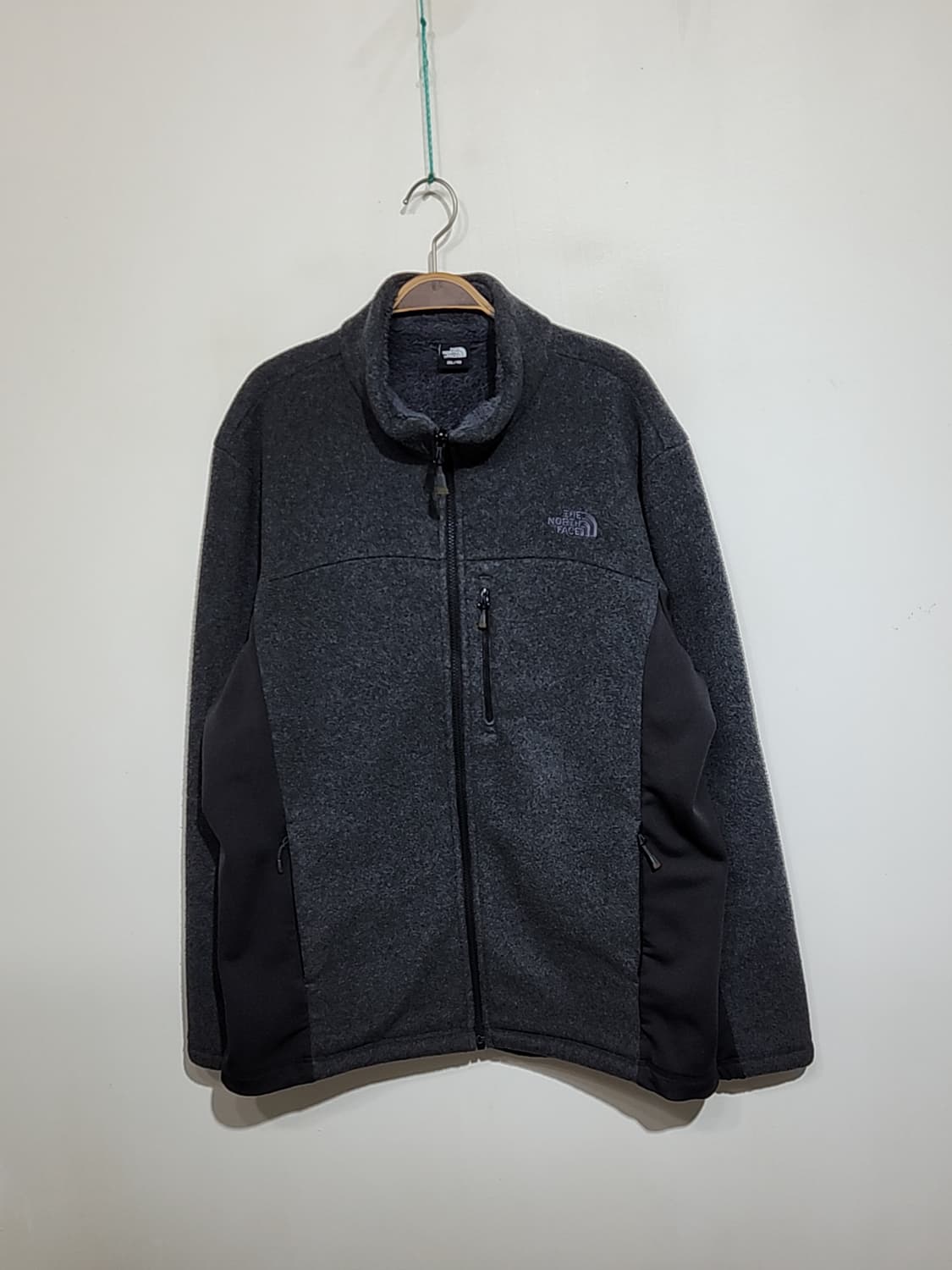 (XXL) 노스페이스 플리스 점퍼 차콜 안감털 빅사이즈 후리스 자켓  상품이미지1