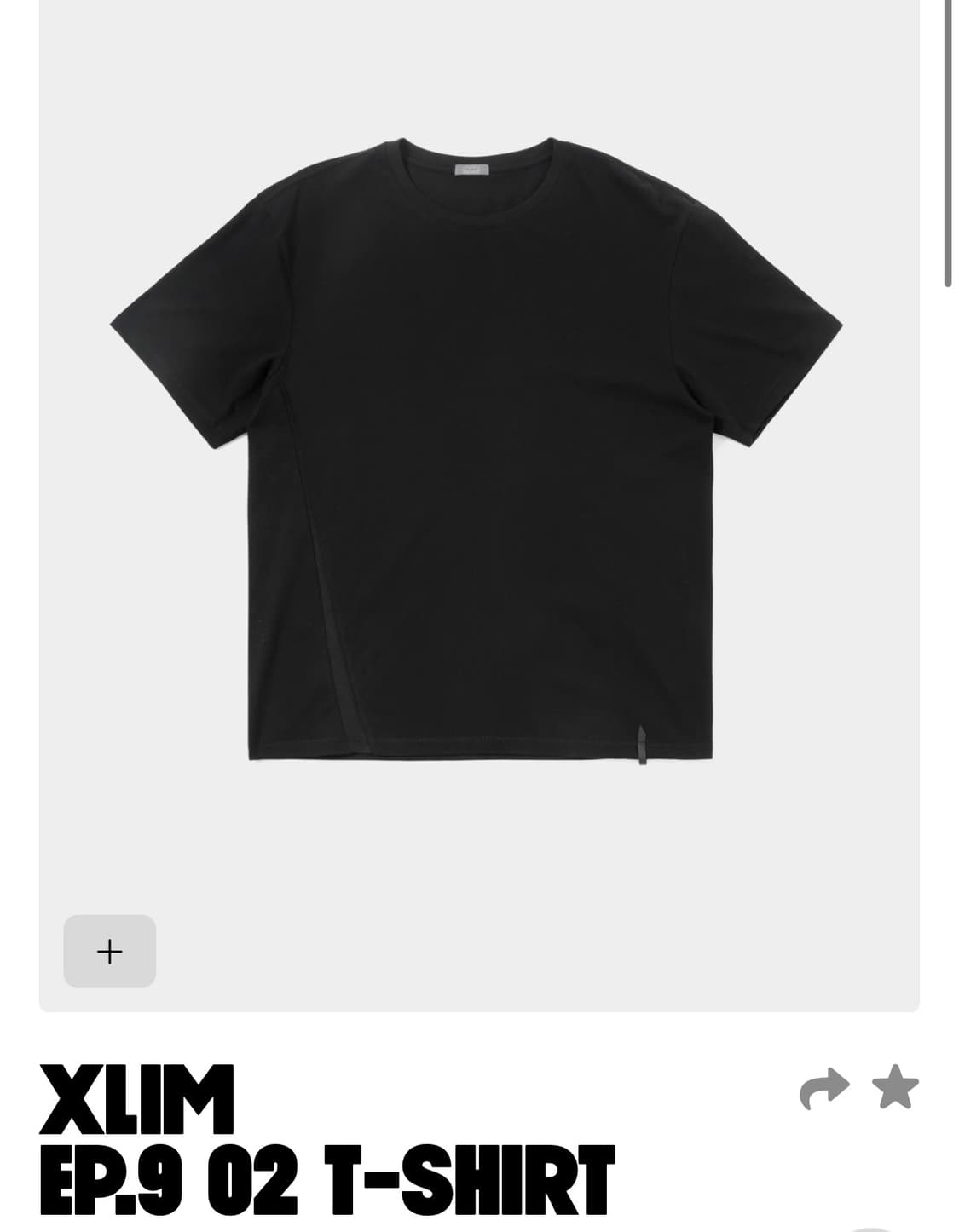 XLIM EP.9 02 T-SHIRT M 상품이미지1
