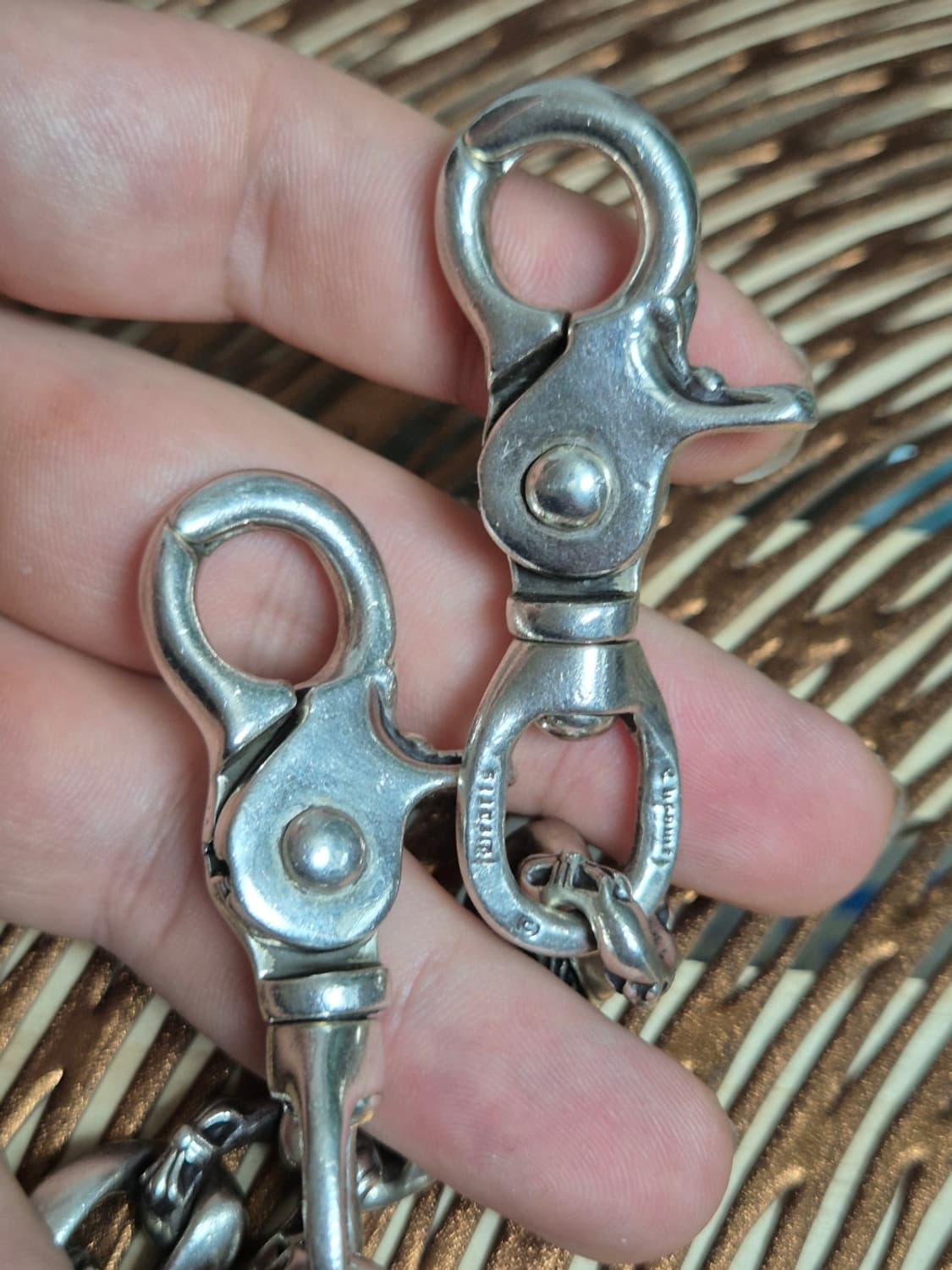 [OS] 크롬하츠 월렛체인 투클립 롱체인 상품이미지3