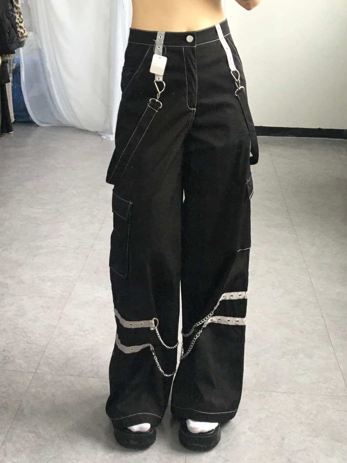 Belted pants 상품이미지1