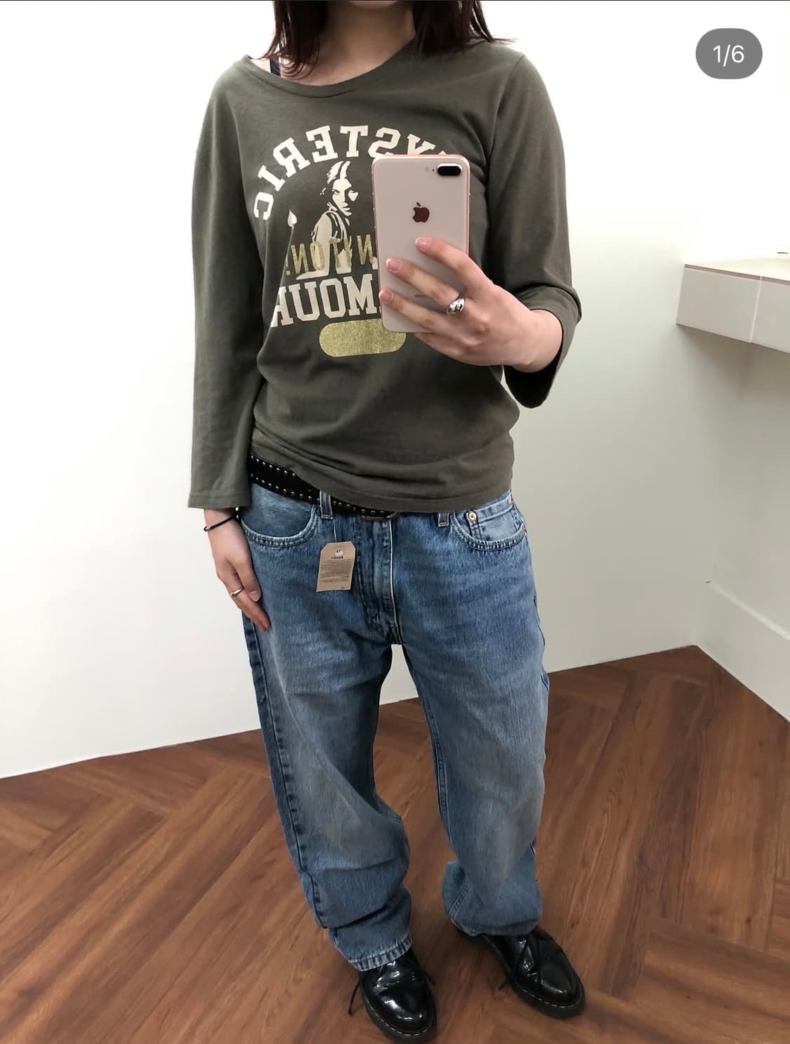 히스테릭 글래머 7부 티셔츠 상품이미지2