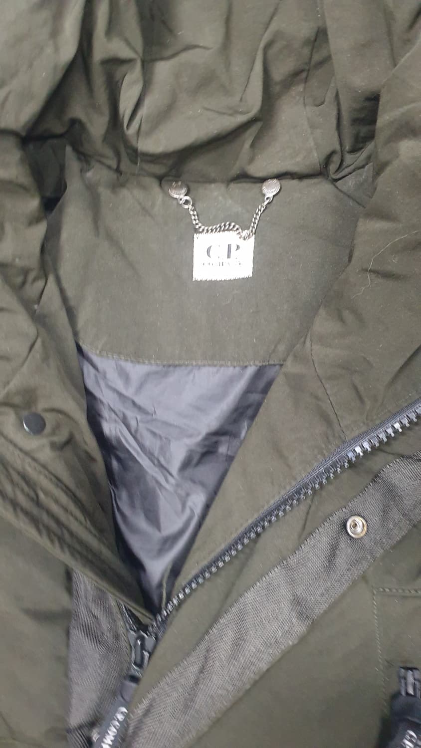 C.P. Company  렌즈 카키 패딩100 상품이미지3