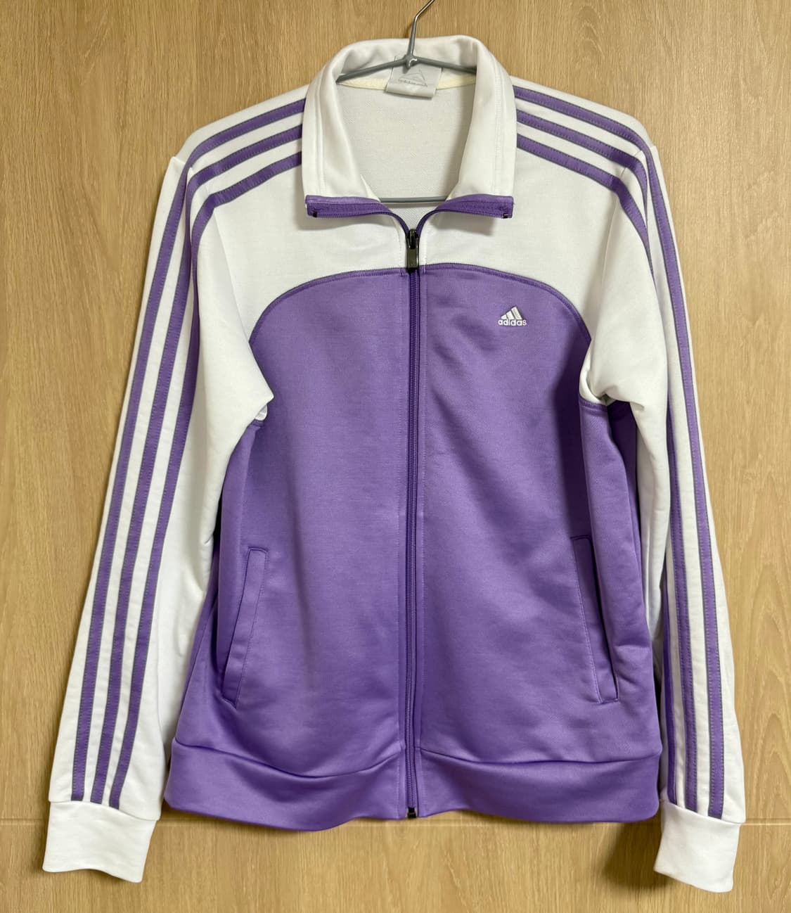 아디다스 화이트 퍼플 빈티지 트랙탑 져지 95 상품이미지1