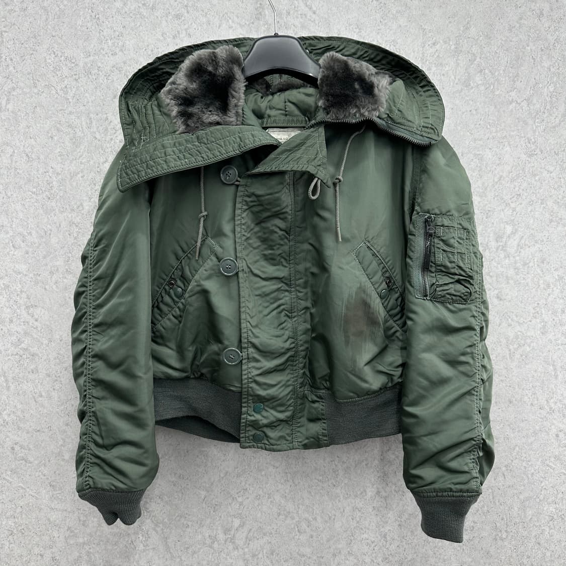 100 미군 70s N2B 남자 밀리터리 항공점퍼 상품이미지1