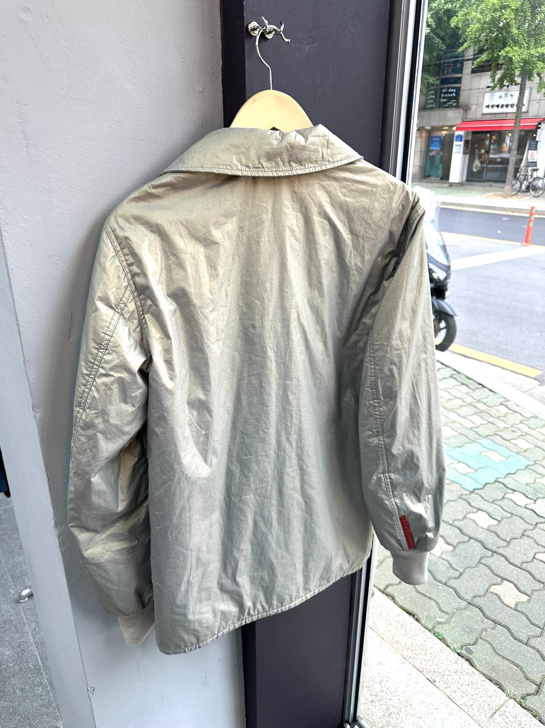 XS/ 프라다 레드탭 아카이브 메탈릭 자켓 상품이미지9