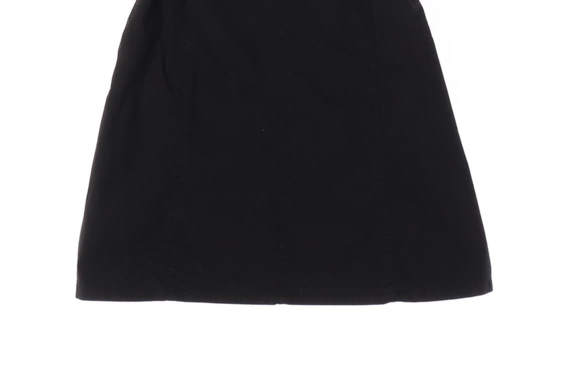 ZARA 블랙 미니멀 스퀘어넥 끈 원피스 XS 상품이미지5