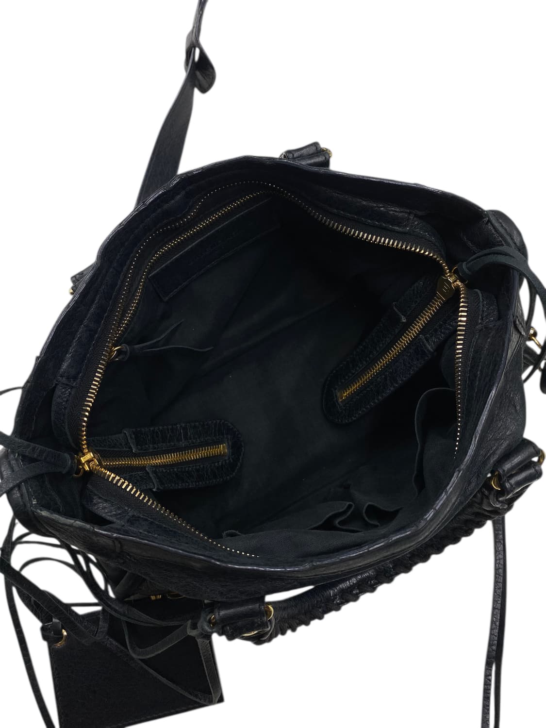 발렌시아가 y2k 쉽스킨 모터백 상품이미지8