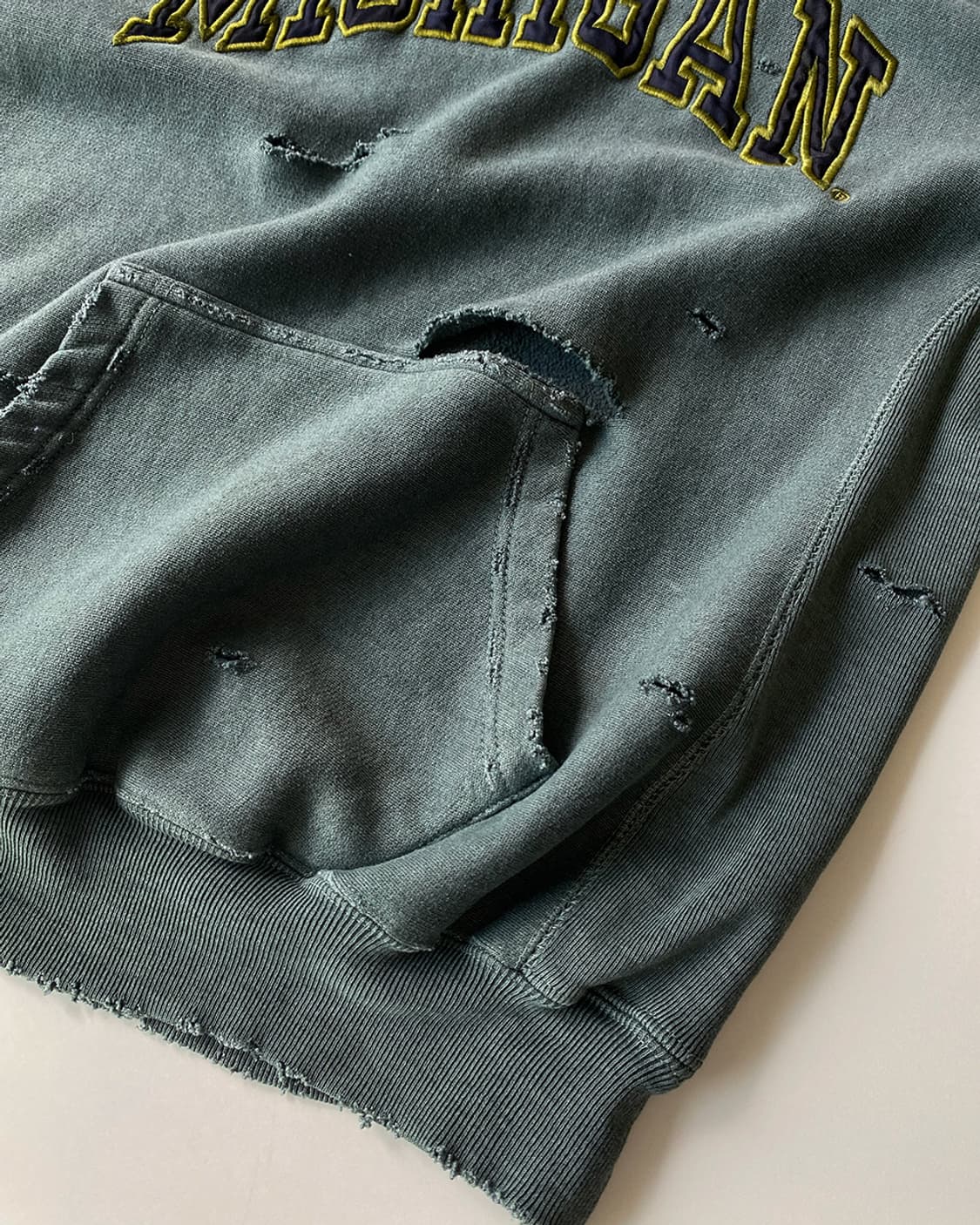 스티브앤배리스 리버스위브 다잉 디스트로이드 후드티 상품이미지6