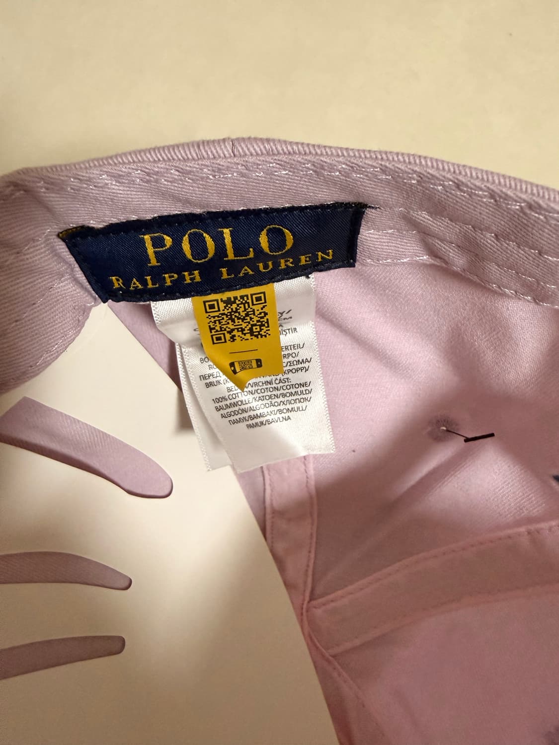 폴로 랄프로렌 모자 (연보라)(새상품) 상품이미지4