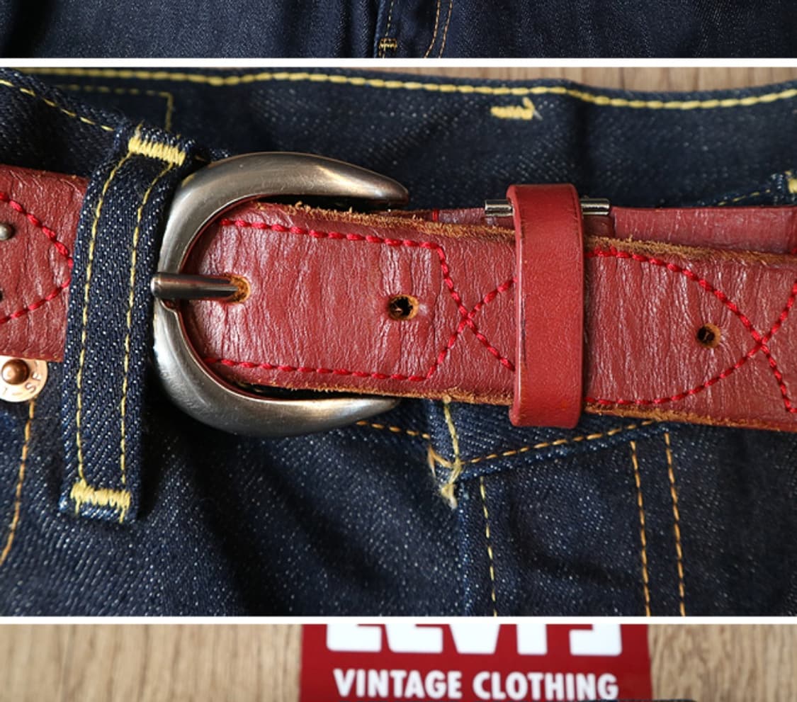 
빈티지 소가죽 벨트 29-32 상품이미지1