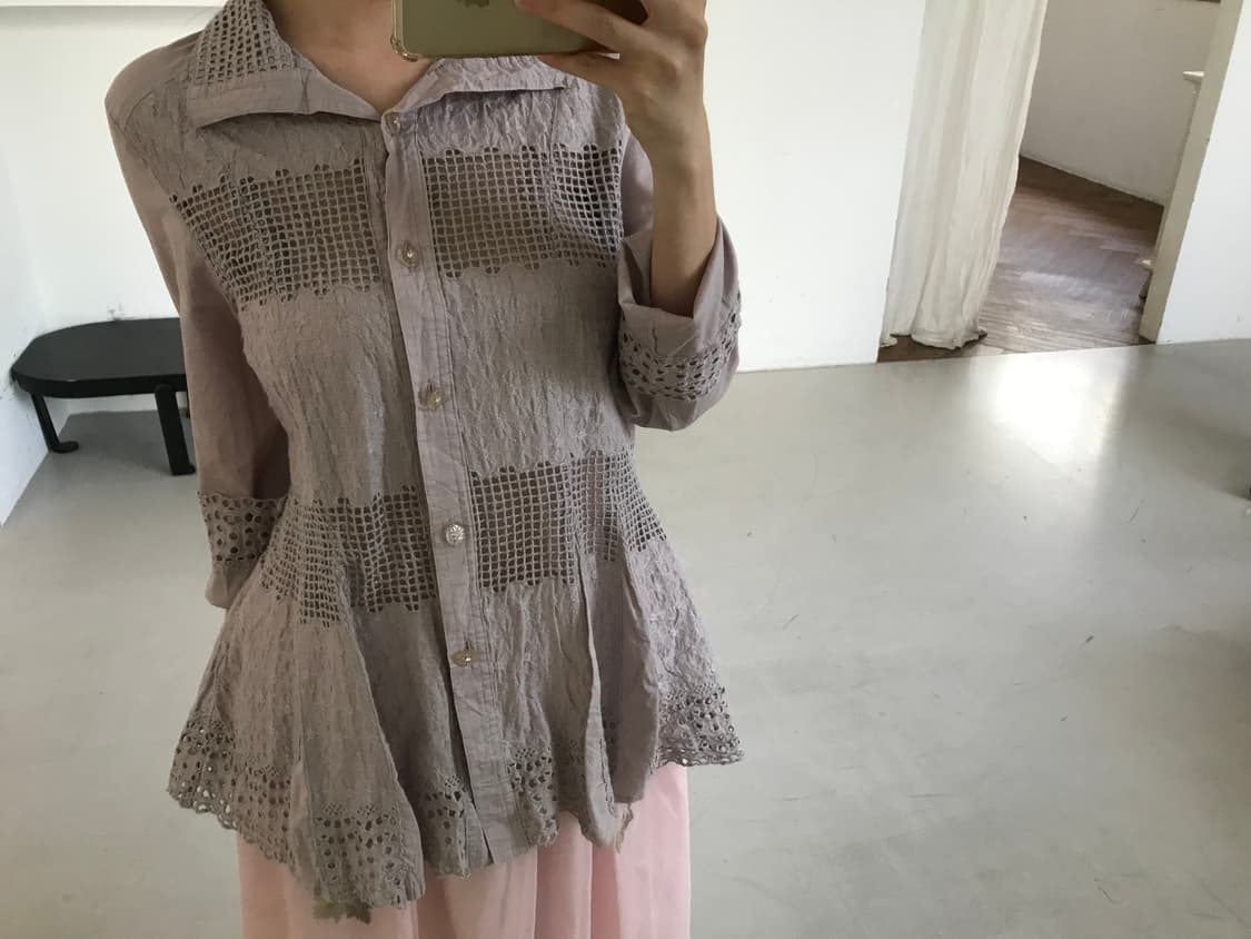 vintage lace shirts 상품이미지7