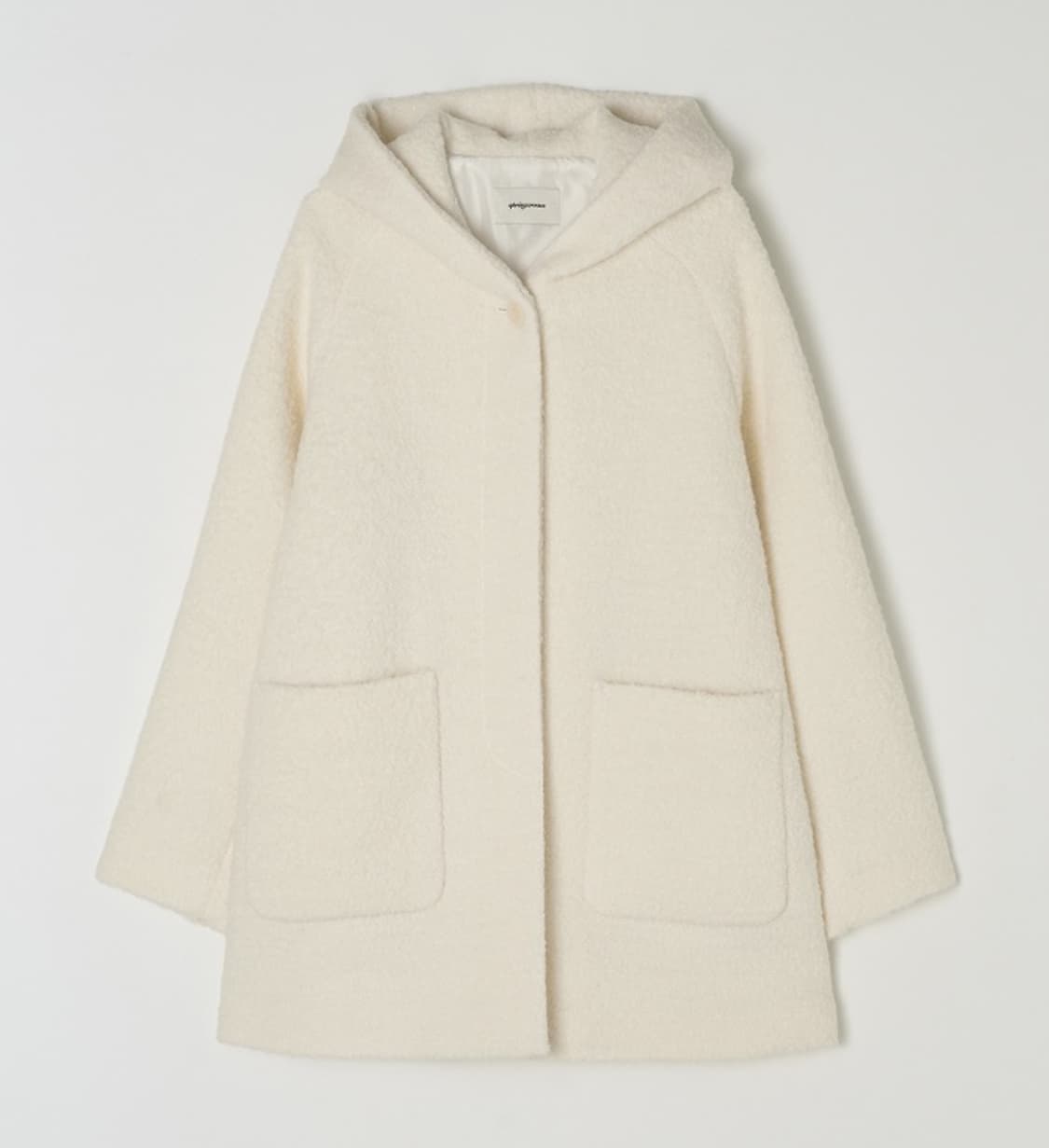 Hoodie Half Coat-Ivory 상품이미지3