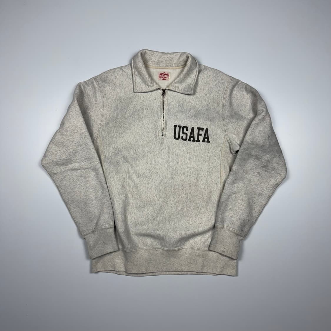 (95) 리얼맥코이 리버스위브 USAFA 스웻셔츠 상품이미지1