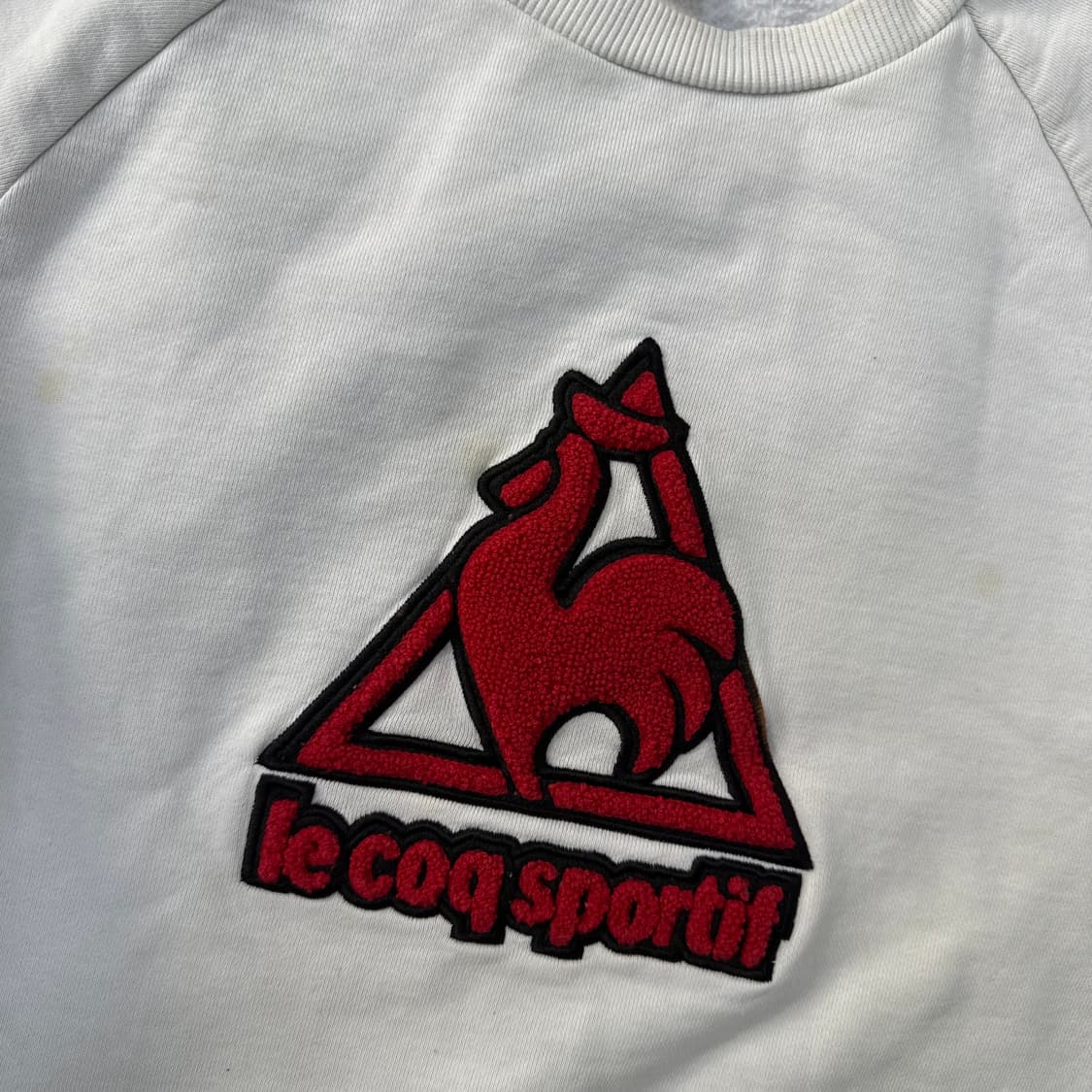 [S] 르꼬끄 여성 빅로고 기모 맨투맨 0114T2 상품이미지3