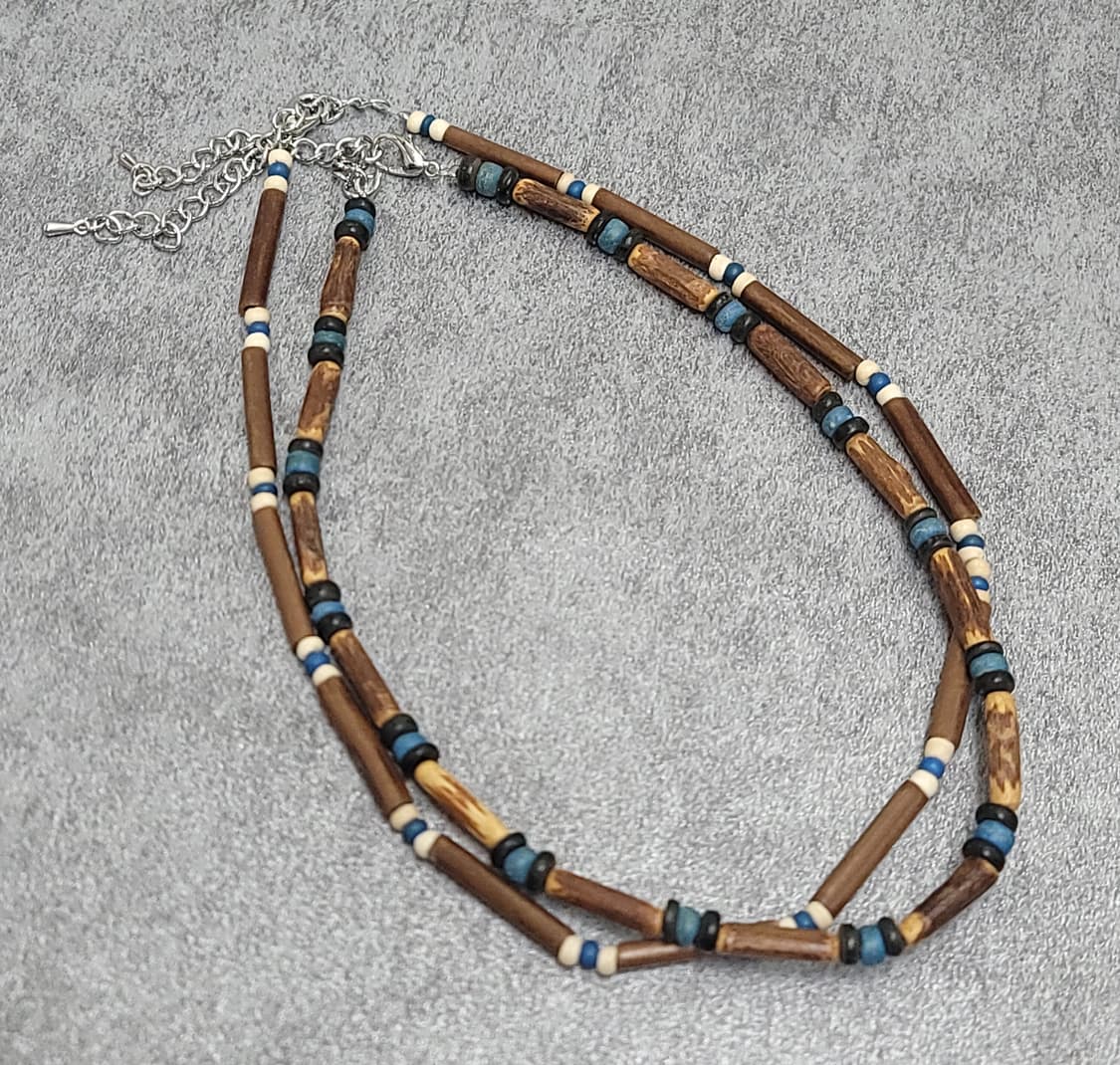 우드 빈티지목걸이 세트 상품이미지1