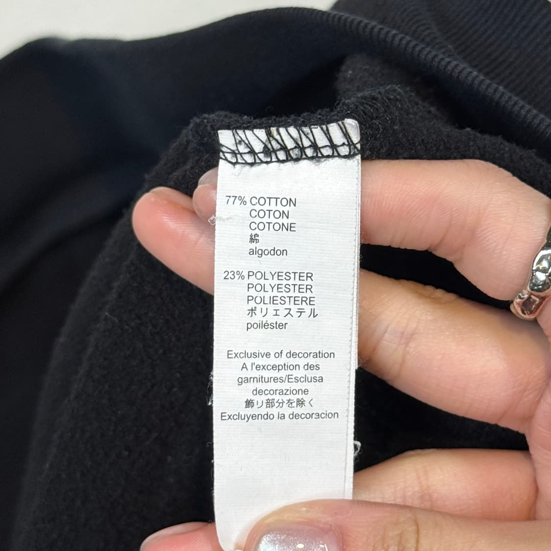 M) GAP 갭 후드티 블랙 상품이미지7