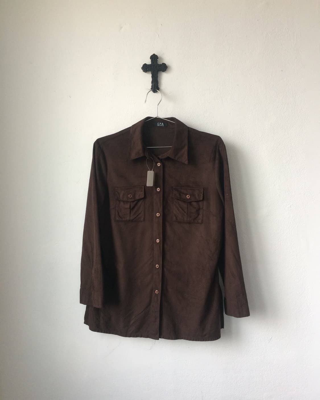Pocket point suede shirt 상품이미지2
