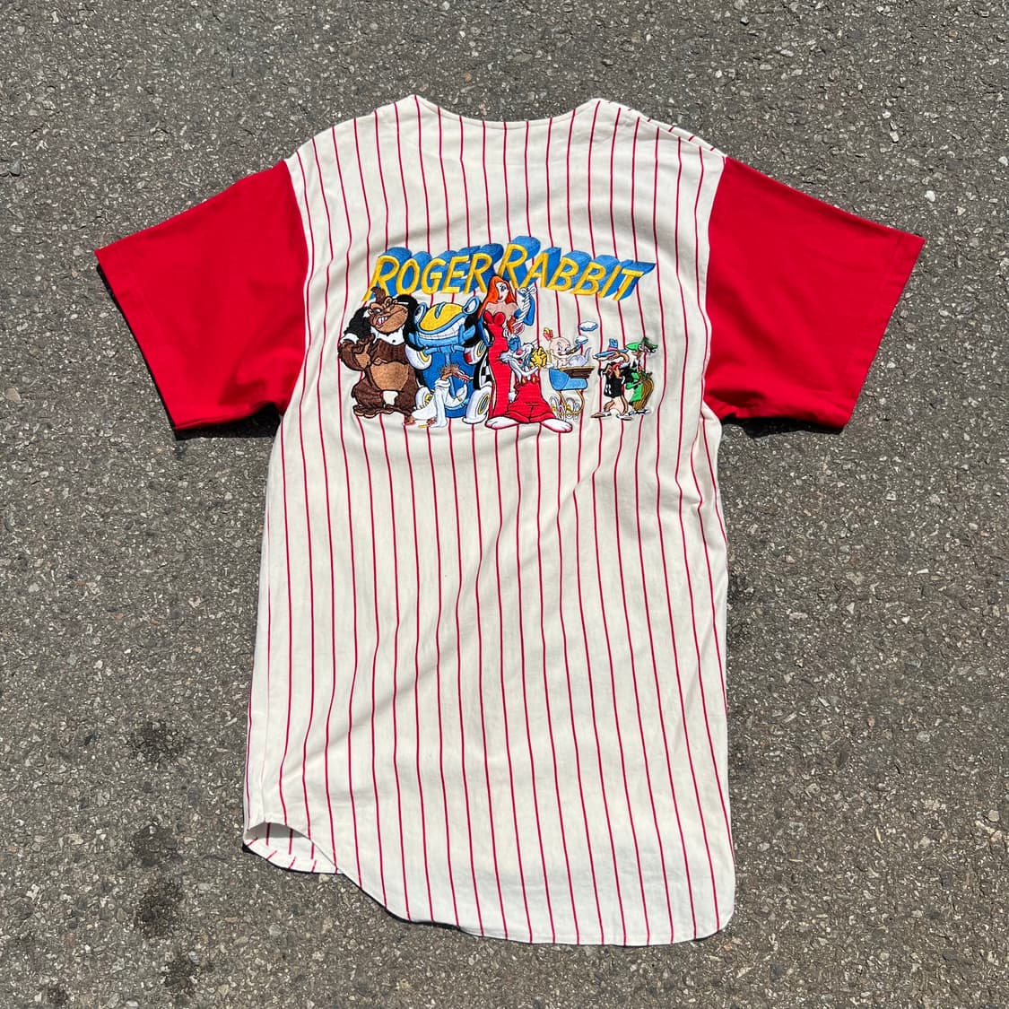 90‘s Roger Rabbit 코튼 베이스볼 저지 상품이미지5