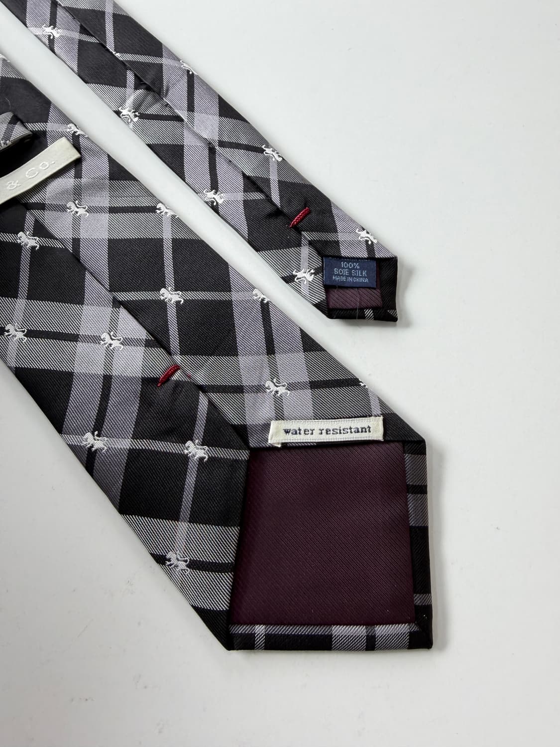 Male & co 실크 넥타이 9cm 상품이미지5