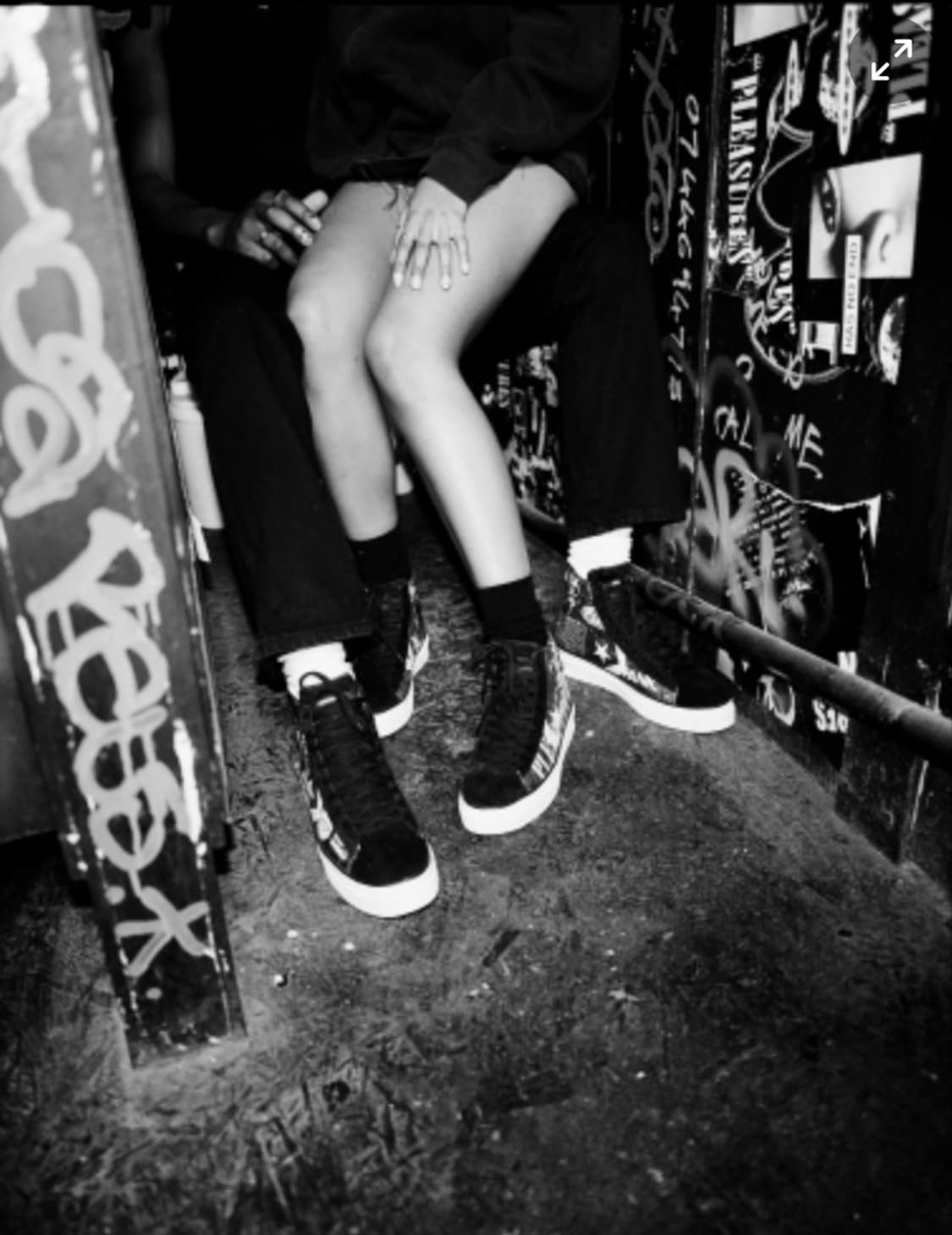 Converse × PLEASURES 컨버스 플레져스 프로레더 스니커즈 상품이미지2