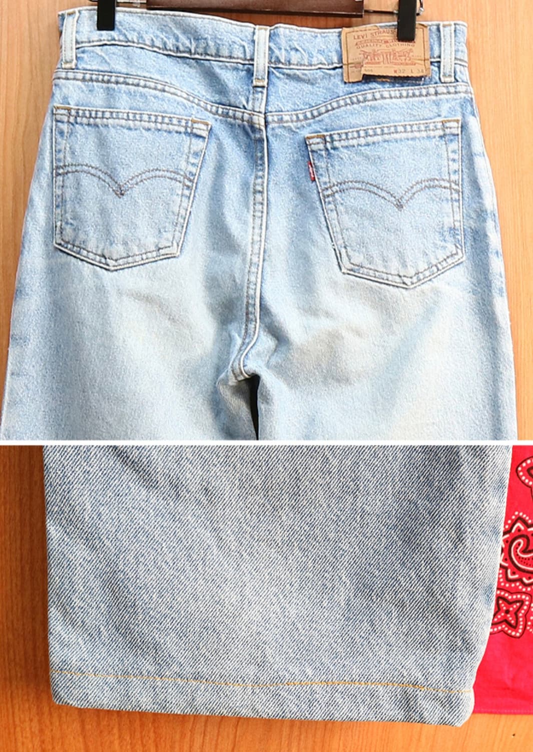 일본판 90s levis 리바이스 505 빈티지 데님 30 상품이미지5