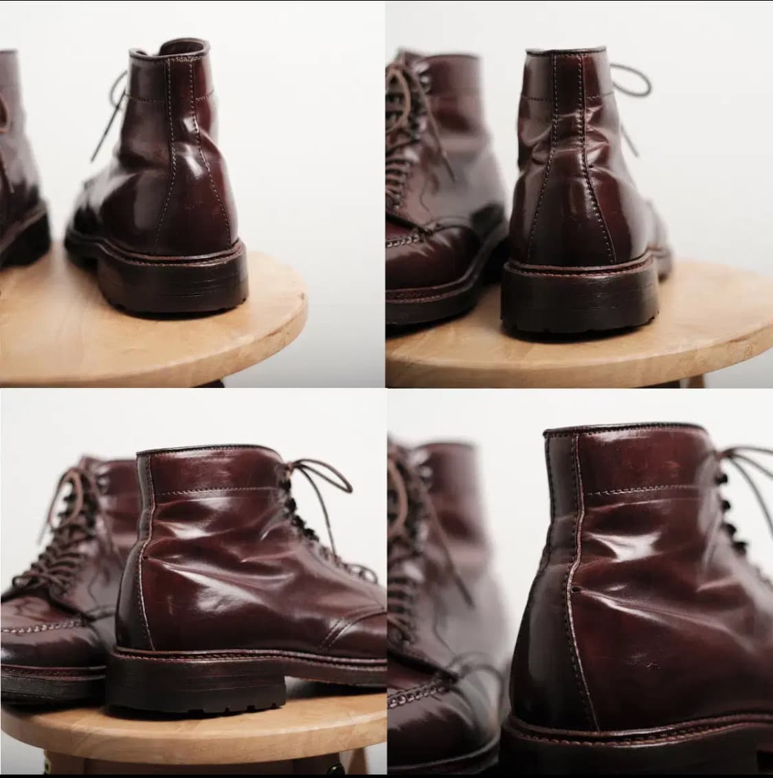 Alden40218HC 6.5D 버건디 코도반 탱커부츠 상품이미지7