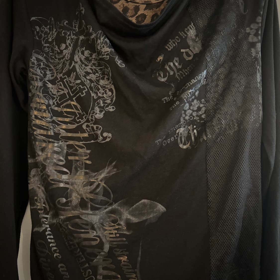 Beaumere leopard layered long sleeve 상품이미지4