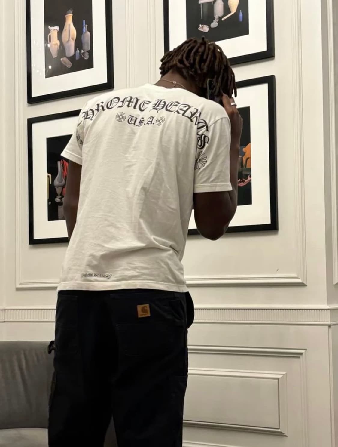 빈티지 칼하트 B11 BLK 싱글니 카펜터 팬츠 상품이미지1