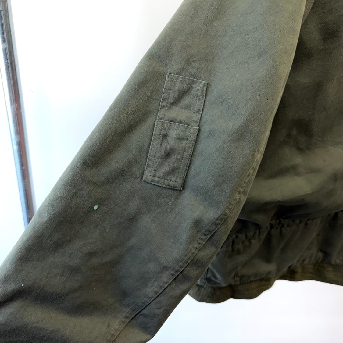 유럽 밀리터리 올리브 워크 자켓 (L) 상품이미지6