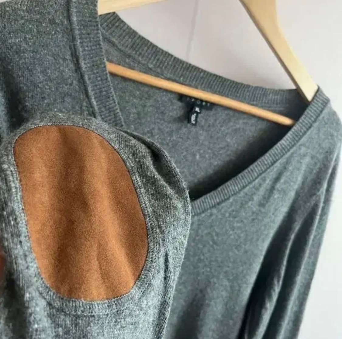 에스까다 정품 앙고라 울니트 빅사이즈 120 그레이 XL 상품이미지3