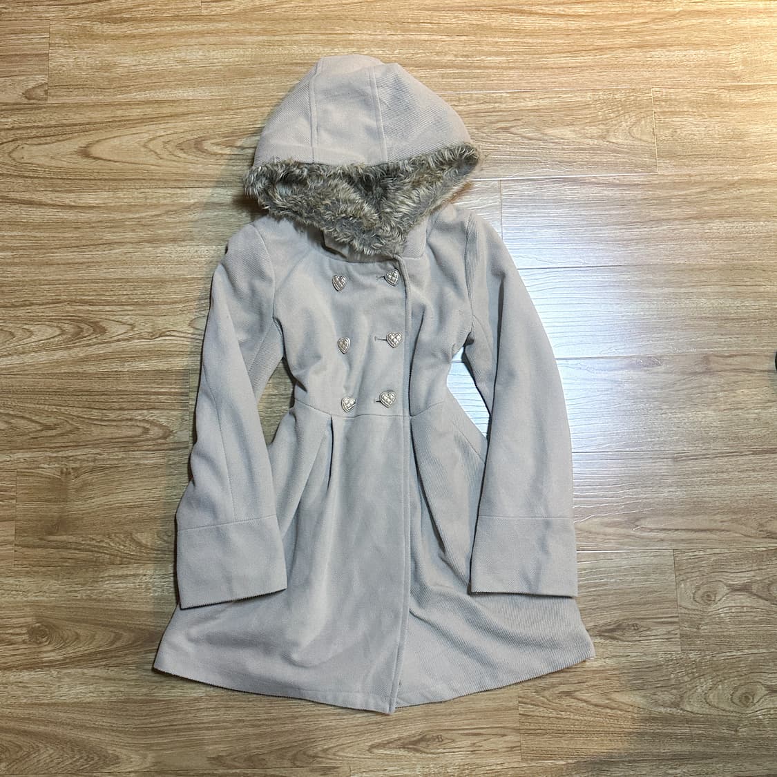 빈티지 라떼 퍼 코트 히메갸루 로걀 히메카지 오네갸루 헤이세이 공겜여주 상품이미지2