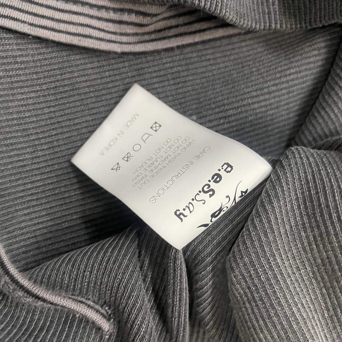 에쎄이 eessay 피그먼트 리본 가디건 상품이미지4