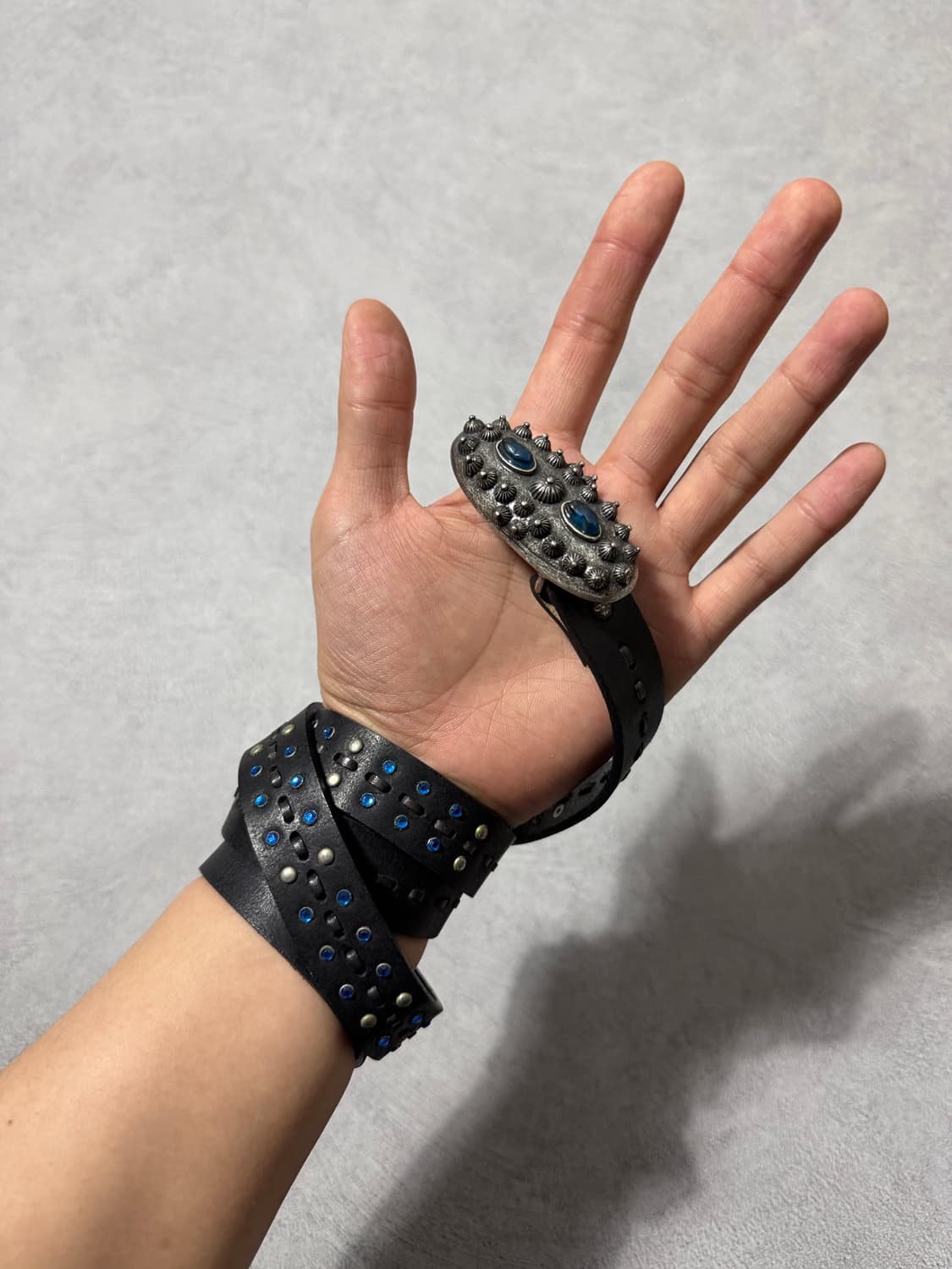 넘버나인 웨스턴 젬스톤 벨트 상품이미지1