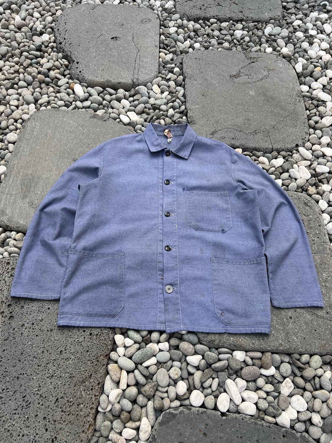 OLD VINTAGE WASHING FRENCH WORK 프렌치워크자켓 상품이미지1