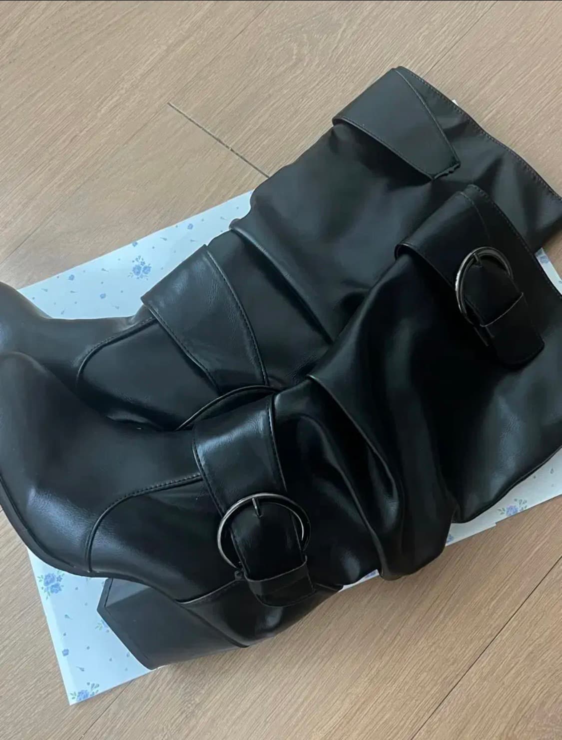 버클 벨트 부츠 235-240 상품이미지6