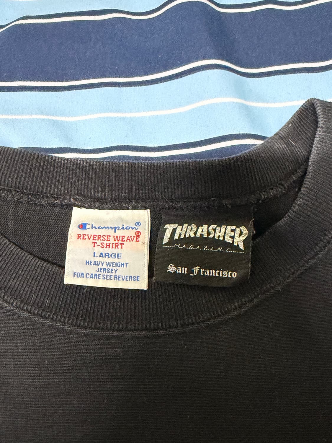 Thrasher Flame Logo Tee on Champion Body 상품이미지3