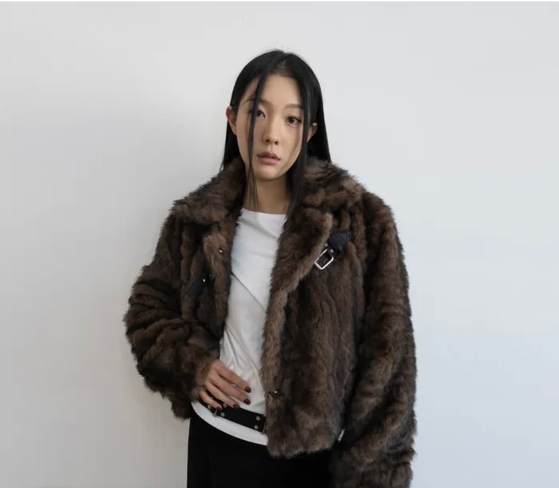 윤세 Yunse 퍼자켓 faux fur jacket 상품이미지2