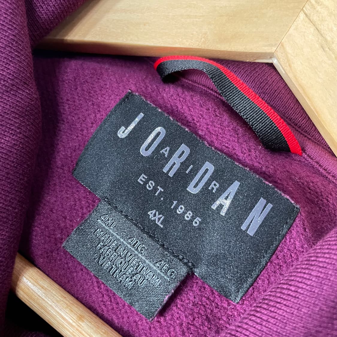 JORDAN 조던 마젠타 퍼플 오버핏 후드티 상품이미지6