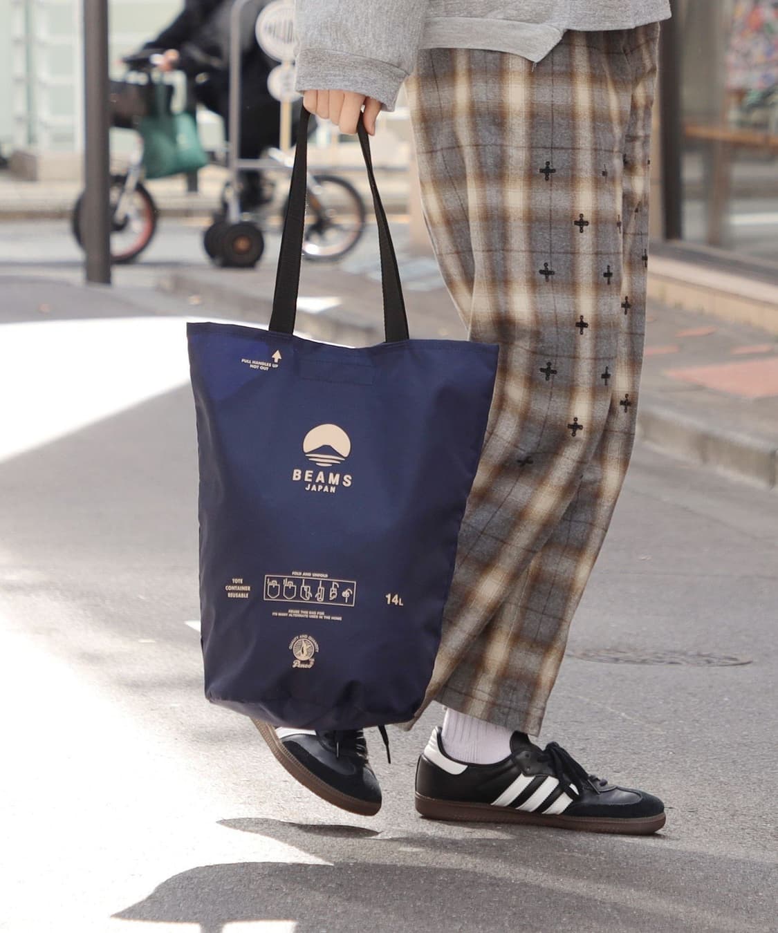 새상품) Penco x BEAMS JAPAN 한정판 접이식 숄더백 토트백 상품이미지6