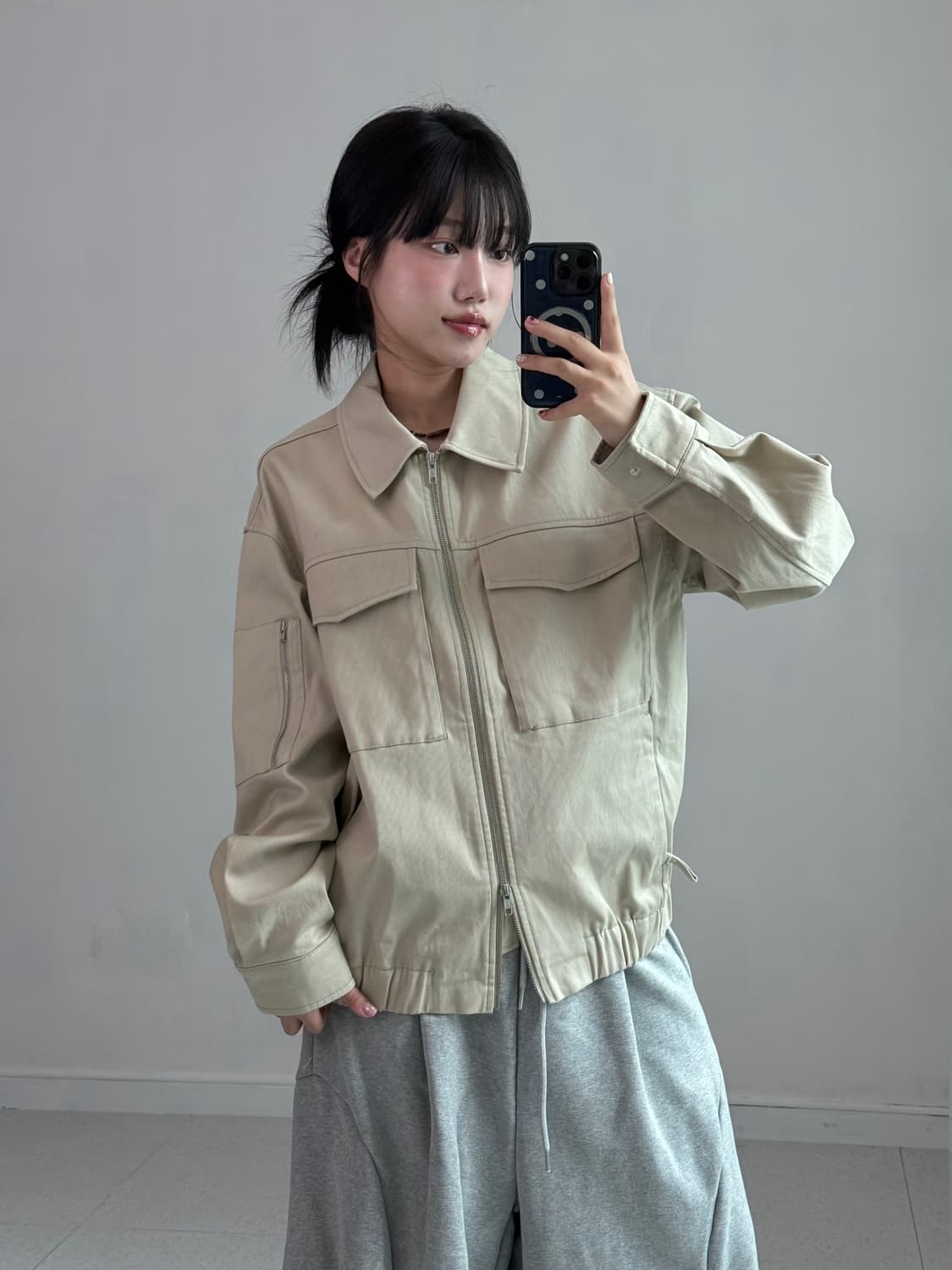 노스페이스 베이지 투웨이 자켓 상품이미지2