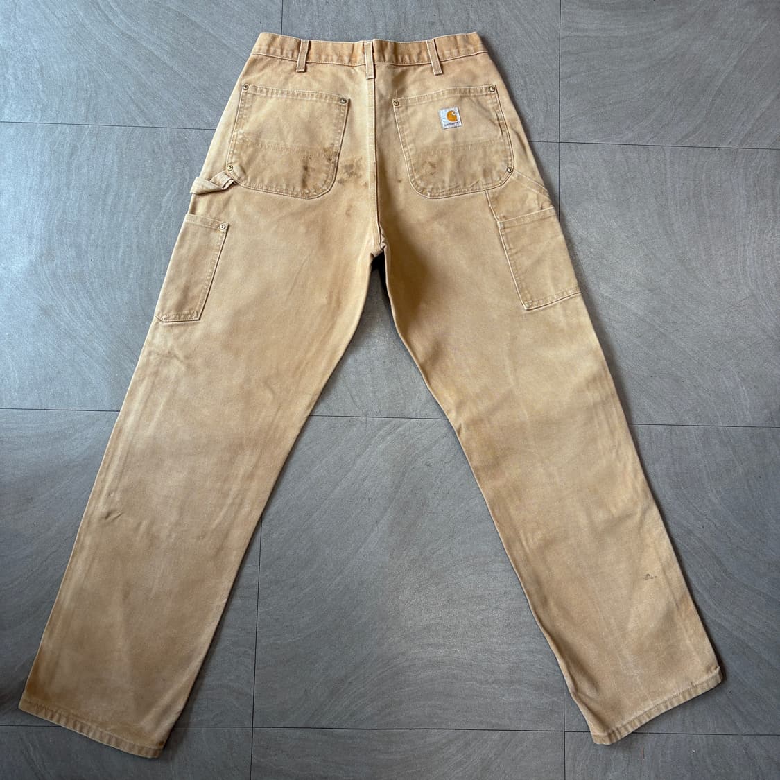 칼하트 정품 브라운 더블니 팬츠 바지 상품이미지6