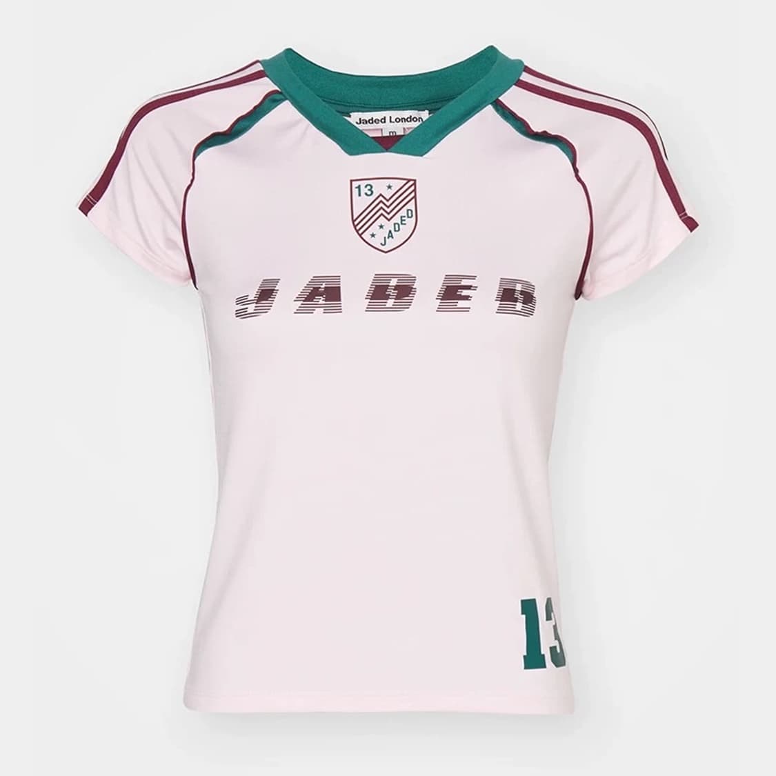 제이디드런던 Pink No.13 Football Baby Tee 상품이미지1
