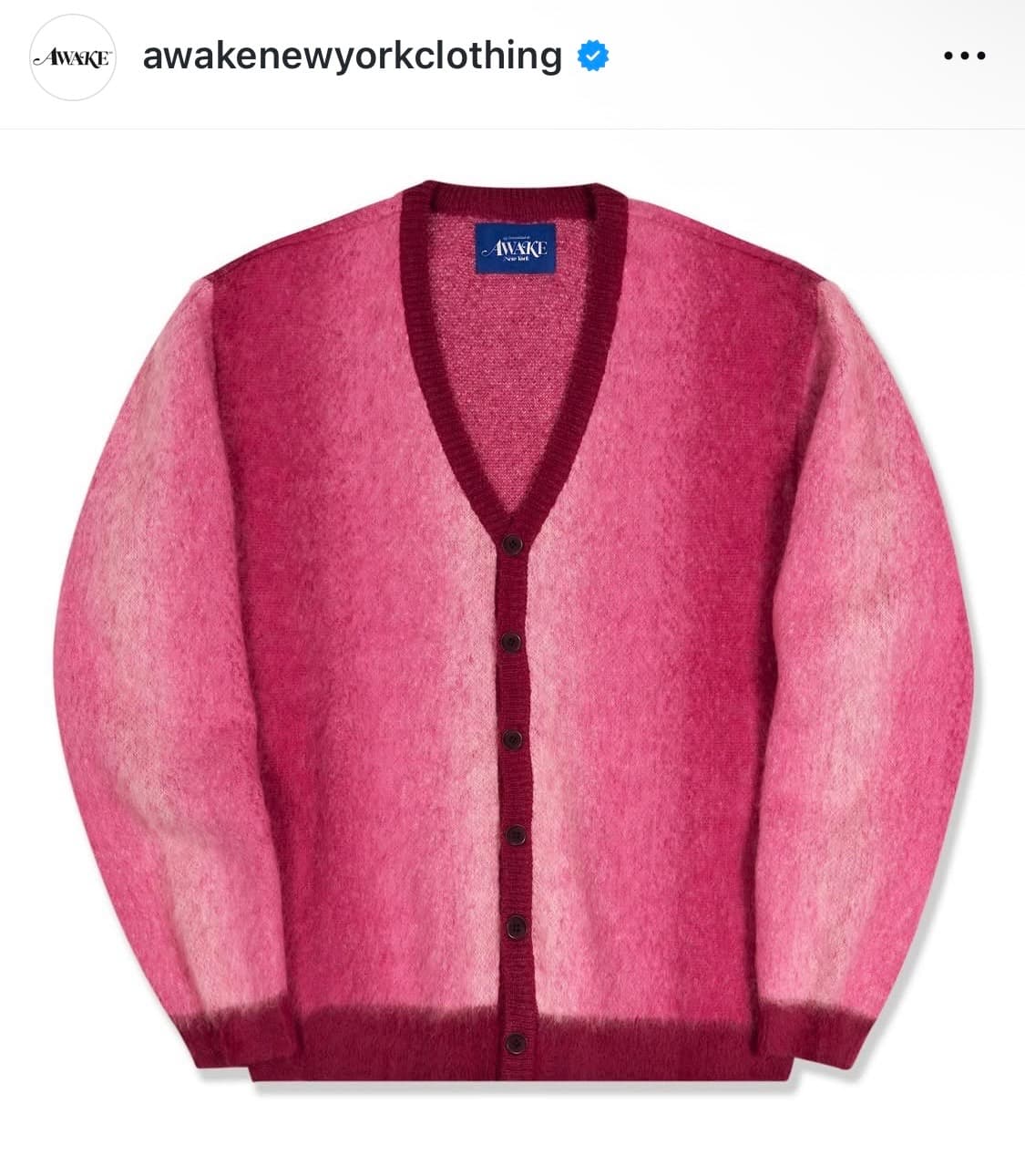 [M]어웨이크뉴욕 모헤어 가디건 상품이미지6