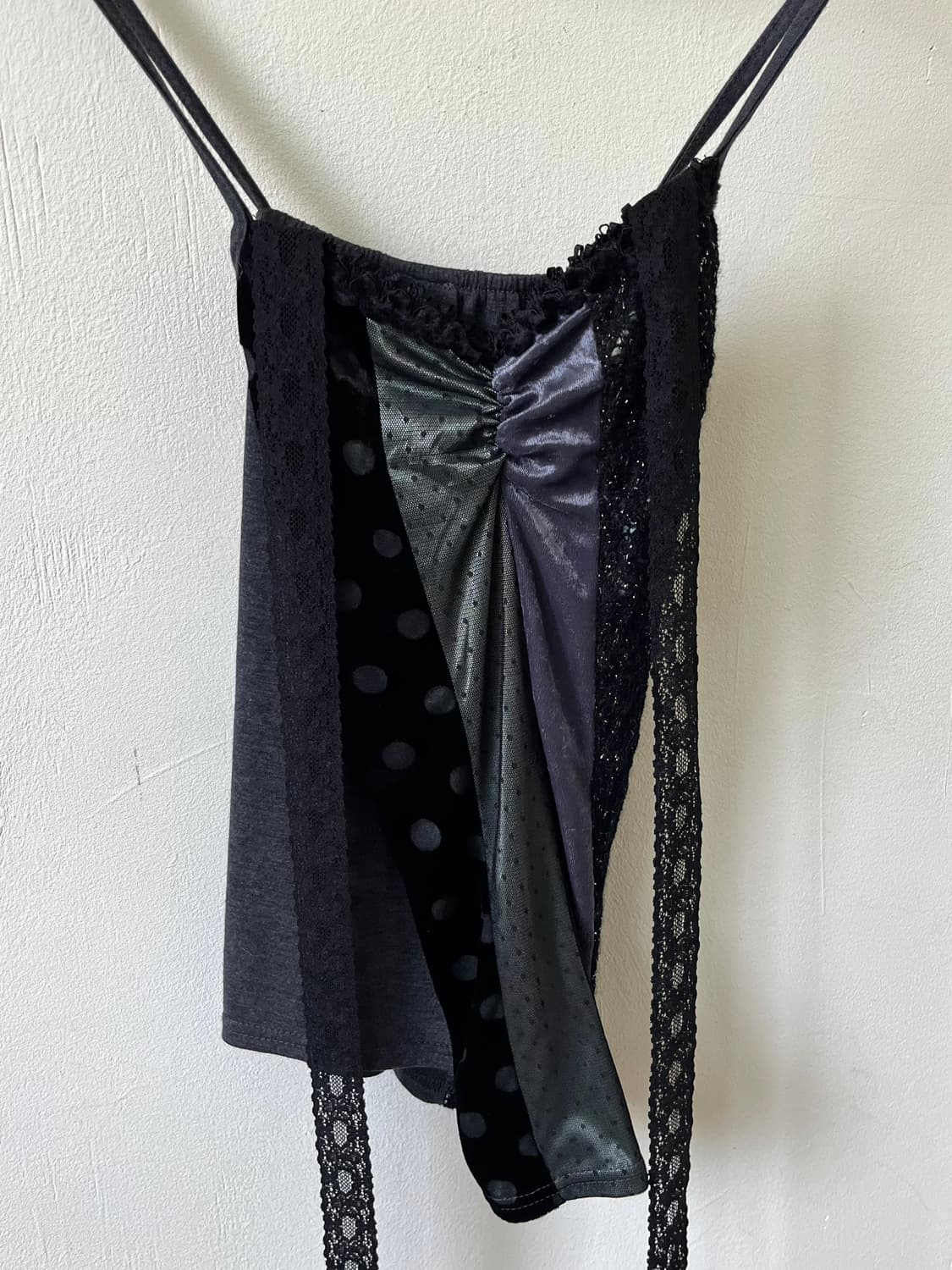 axes 로브 도트 슬리브리스 상품이미지2