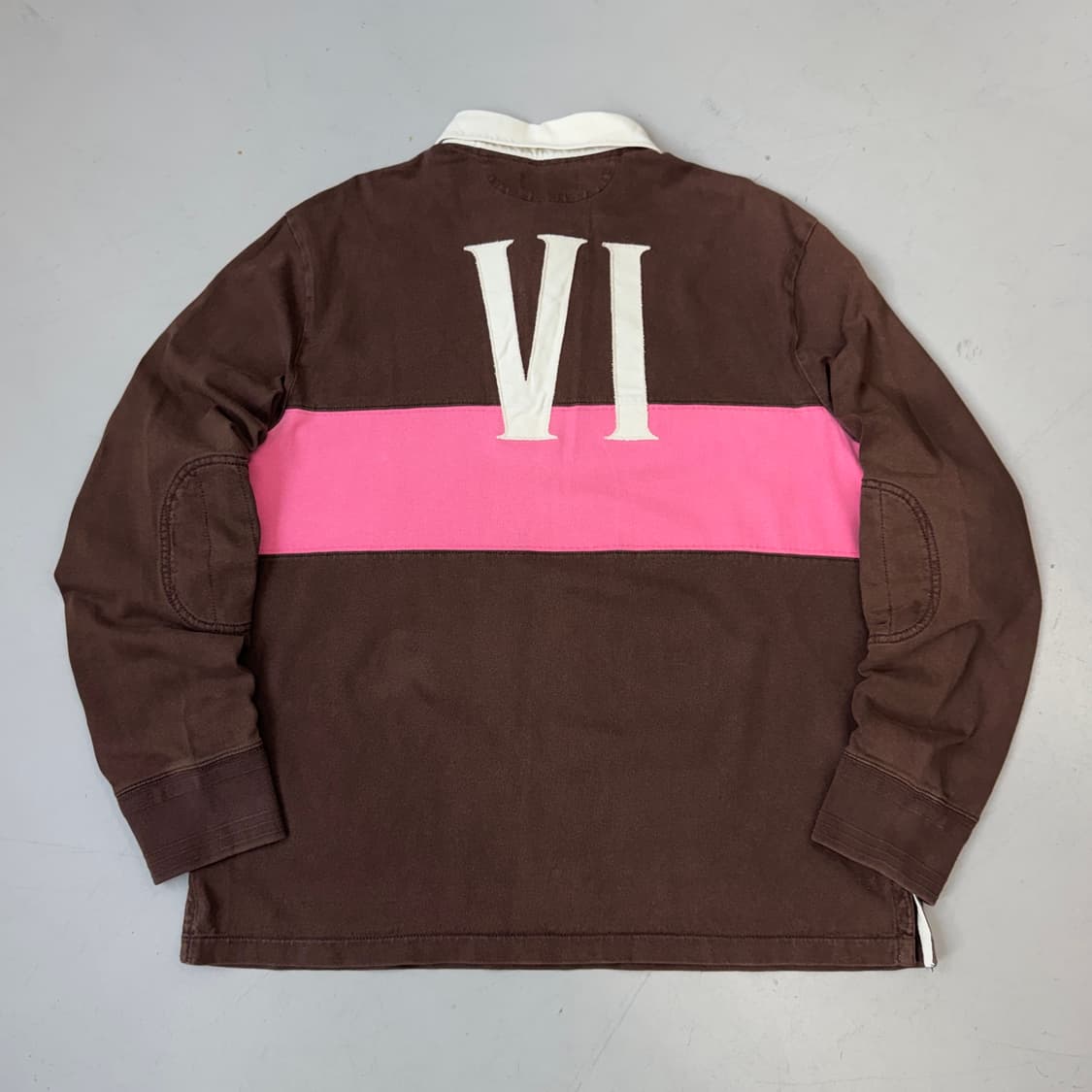 폴로 PK 럭비 올드스쿨 초코 딸기 카라 긴팔 티셔츠 상품이미지3