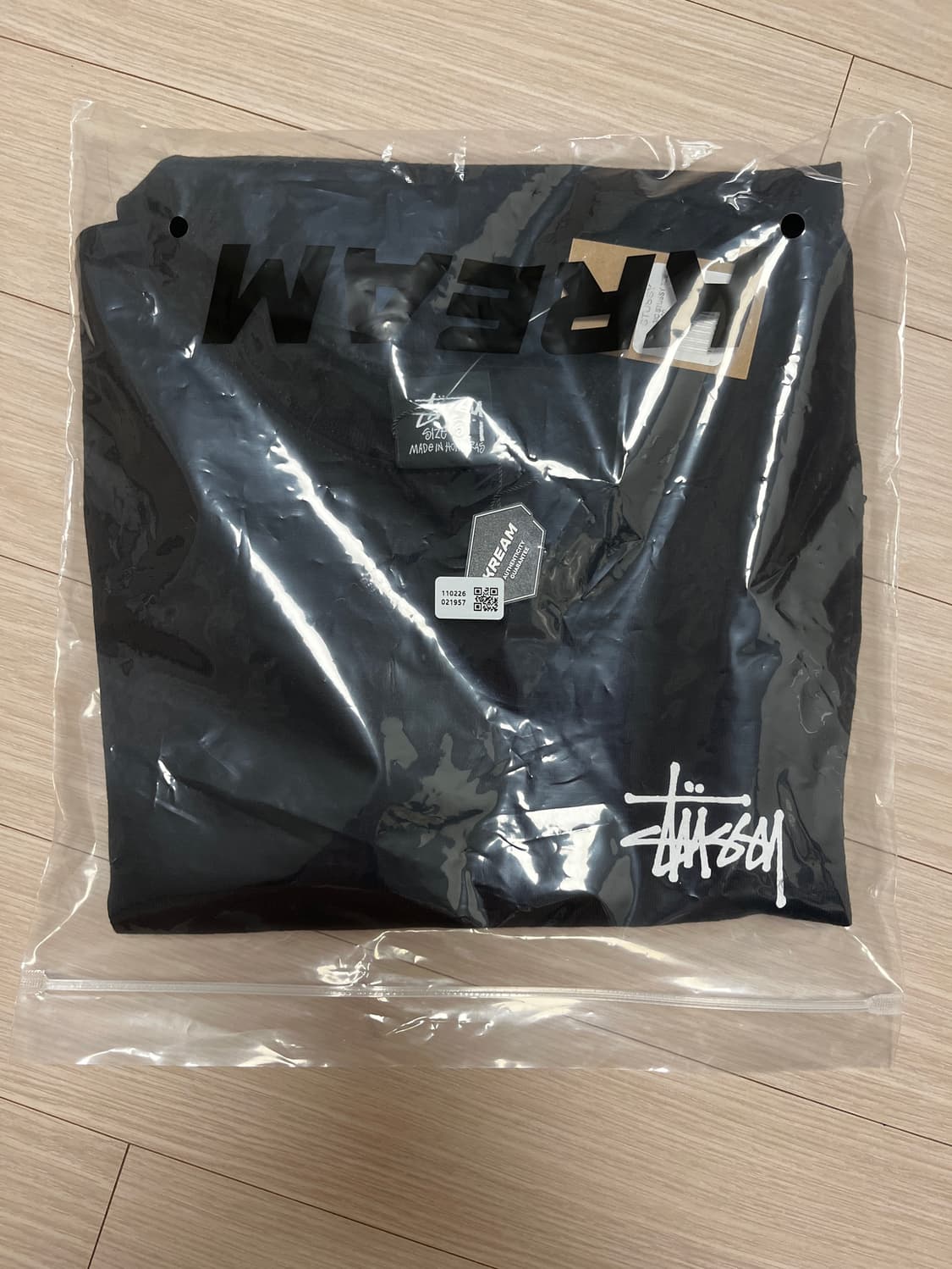 스투시 베이직 스투시 티셔츠 블랙 상품이미지1